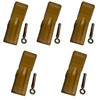5Pk 1U3202 1U-3202  Bucket Dirt  Teeth Pins 8E-6208 Lock 8E-6209 For Cat J200