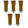 5 Pack 1U3302 1U-3302 Teeth  With Pins 5 9J2308  Lock 8E6259 For J300 Adapter Fw