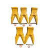 5Pk 1U3302 Wt 1U3302Wtl J300 Twin Tiger  Teeth  With Pin 9J2308 Retainer 8E6259
