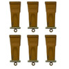 6 Pk 1U3352 1U-3352 Bucket Teeth,9J2358 Pins, 8E6359 Retainer Fits Cat J350