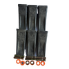 6 Pk 6Y3222 6Y-3222 Forged Teeth With Pin 6Y3228 6E8259 For J225 Adapter Shank