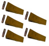 5 Pcs Bucket  Teeth With Pin S Fits For Komatsu Pc60 Bucket Adpater