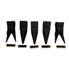 Set Ot 5 -   Mini Excavator Twin/Single Tiger Teeth  23Tl   23Wtl W/ Pins Tf23