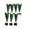 7Pc V13Tl V13Vy  Tiger Bucket Teeth With V13/17Pn Flex Pins For 833-V13 Adapter