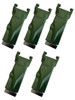 5 Pk V33 V33Syl   Digging Teeth  With V33Pn Flex Pins For 3810A-V33 Adapter