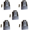5 Pk X156Xf 7102097 Flare Wide Bucket Teeth Pin 6737326 Fits Bobcat Skid Ste