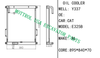 E325B E325BL E322BLN E322B 325B CORE OIL COOLER FITS CATERPILLAR CAT EXCAVATOR 1415794 141-5794