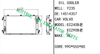 Old Style Oil Cooler Ass'y For Volvo EC240B EC290B Excavator