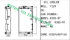 Hydraulic Oil Cooler For HYUNDAI R305-9T R335-9T R385-9T Excavator