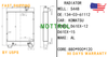 134-03-61112 Water Tank Radiator Core For Komatsu D61EX-12 D61EX-15 BULLDOZER