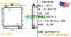 WATER TANK  CORE RADIATOR FITS Caterpillar CAT E307B E307C EXCAVATOR