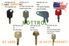 Set Of 7 Heavy Equipment / Construction Lgnition Keys Set Fits many models makes