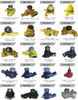 6206-61-1503 WATER PUMP KOMATSU D31P-18A D31E-18 D37P-5A ,6D95L,S6D95L 6 HOSES
