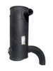 Sk200-6Es Sk210-6E Mark Vi Sk200-6 Sk210-6E Muffler Fits Kobelco Excavator 6D34