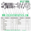 A8VO200 PUMP PARTS ,PISTON,CENTER PISTON, SHAFT ,ROTOR,VALVE PLATE,SPRING E330C