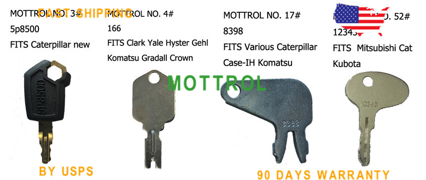 Buy (43) Heavy Equipent Key Set Copatible with John Deere Case