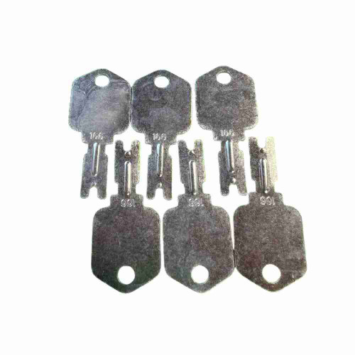 6 Pack  91033317 A214062 166 Ignition Key fits Clark Yale Hyster Komatsu Gradall Gehl Crown Forklift 6 Pack  91033317 A214062 166 Ignition Key fits Clark Yale Hyster Komatsu Gradall Gehl Crown Forklift