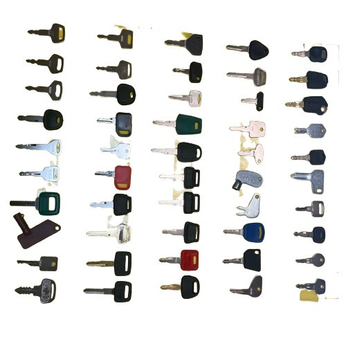 4 Pack 2498 8-94402498 Ignition Keys Fits for Bomag Isuzu Kobelco Magnum Mitsubishi Morooka Pel-Job Tcm