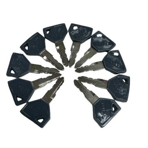 10 Pack 52160 198360-52160 198162-52150 AM879480 194155-52160 Ignition key Fits for Yanmar ,John Deere Tractor 10 Pack 52160 198360-52160 198162-52150 AM879480 194155-52160 Ignition key Fits for Yanmar ,John Deere Tractor