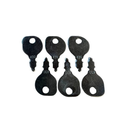 6 Pack 430 96520 406543 92216C1 Keys for John Deere Honda Indak Kubota Murray MTD Polaris Scag Sears