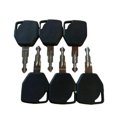 6 Pack 81404 6107891M1 Keys Fits for Terex Keys, Fermac, JCB Backhoe, Heavy Equipment Ignition 6 Pack 81404 6107891M1 Keys Fits for Terex Keys, Fermac, JCB Backhoe, Heavy Equipment Ignition