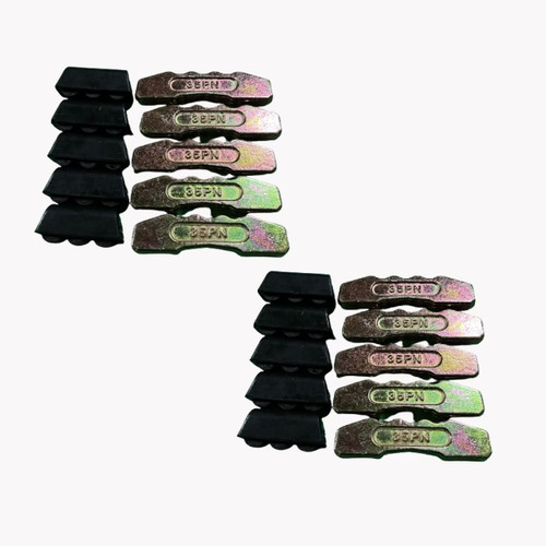 10 Pack 35Pn Pin With 35Lk Lock Rubber Fits For 35S Bucket Teeth Tooth