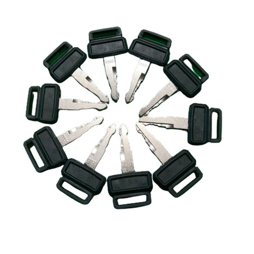 10 Pack 27# D300 2172-00218 Ignition Keys For Daewoo,Doosan Excavator & Heavy Equipment Dh220 Dx225