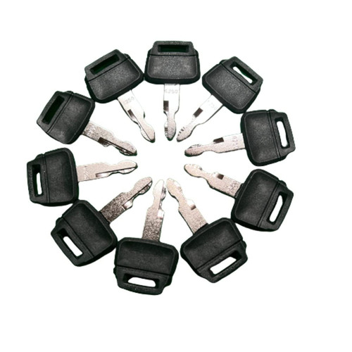 10 Pc Keys K250 Fits For Kobelco Kawasaki Case Excavator Wheel Loader 2420Wl2420