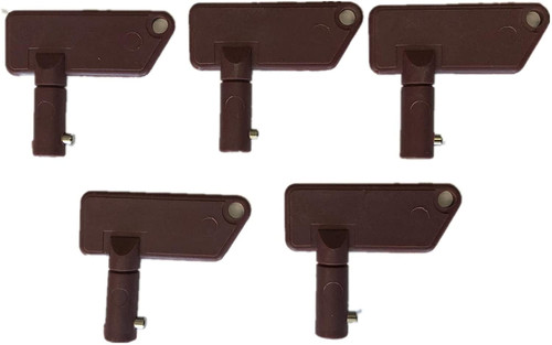 Fits Volvo Heavy Equipment Master Battery Disconnect Isolator Keys 8157766 5 Pk