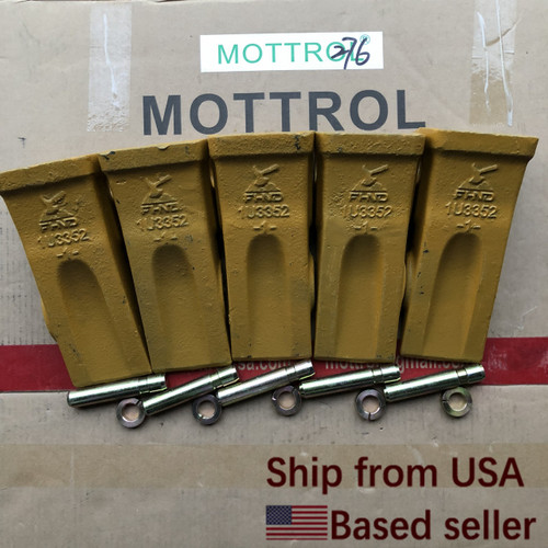 5 Pack 1U3352 1U-3352 J350 Bucket Tooth & 5 9J2358 Pins 5 8E6359 retainer,j350 5 Pack 1U3352 1U-3352 J350 Bucket Tooth & 5 9J2358 Pins 5 8E6359 retainer,j350
