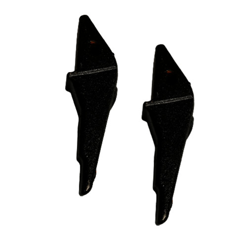 2- 2300Fl Skidsteer Bucket Weld On Flushmount Shank - Fits 23 & 230 Style Teeth