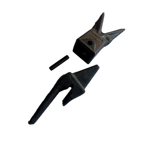 3 Set 230X156 Weld On  Adapter Shanks X156Wt  X156Wtl Tiger Teeth Roll Pin P156