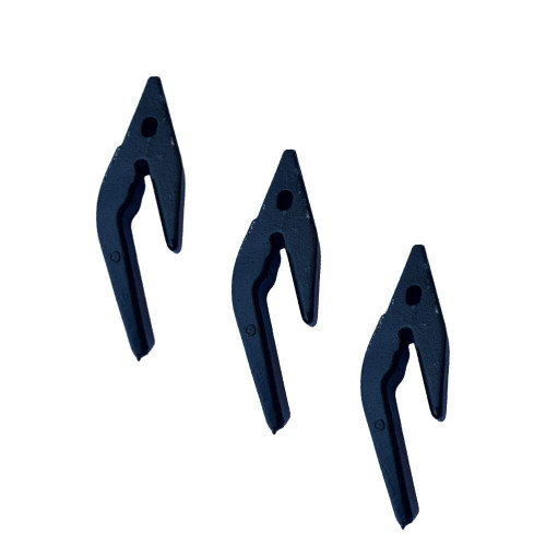 3Pk 2740Zw23 Weld On Adapter Shank For 23 230 Bucket Teeth, Pin 23Fp  W/ 1" Lip