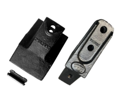 7107324 Bolt On Shanks Adapter 5/8" Lip With 7102097 X156Xf Teeth For Bobcat Ski