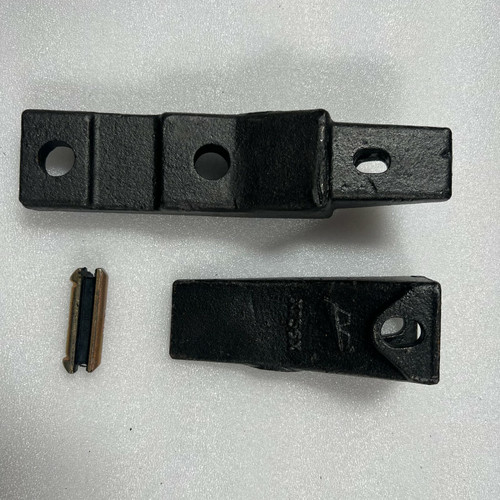 1Pk Teeth, Adapter 6737322Y Fits Bobcat Style Bolt On Flush Mount Pin Skid Steer