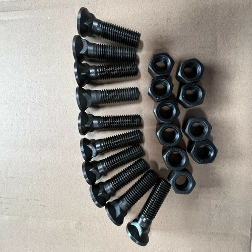 10 Pcs Bolts And Nuts For 1358203 6Y6335 Teeth M16X50Mm