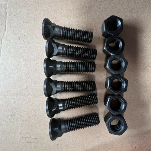 6 Pcs Bolts And Nuts For 1358203 6Y6335 Teeth