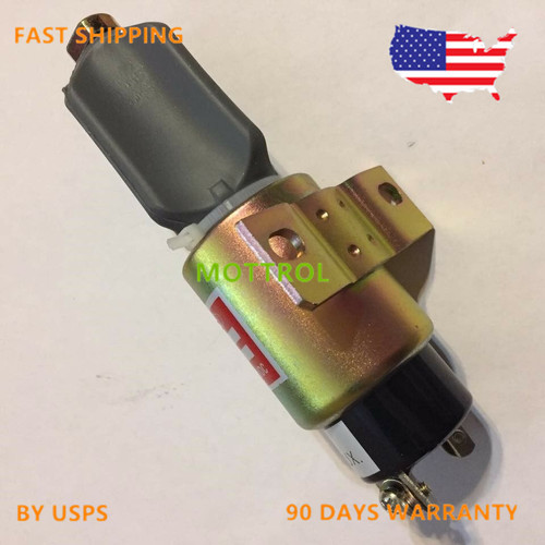 3864274 1700-2536 1751-24E7U1B1S5A SA-3766T Shutoff Stop Solenoid Fits Cummins 3864274 1700-2536 1751-24E7U1B1S5A SA-3766T Shutoff Stop Solenoid Fits Cummins