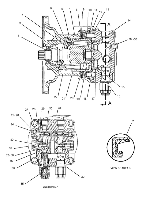 170-9893 1709893  Swing Motor  Fits For E312C 312C  312E 312D Mfc80