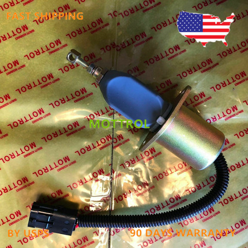 1752ES RQV-K Stop Solenoid Valve,SHUTDOWN FIT CUMMINS 3934974 SA-4026-12  SA-4124-12 12V