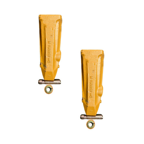 2Pk 1U3252 J250 1U-3252 Bucket Teeth Rock Tooth With Pin 8E6259 8E6258 Retainer