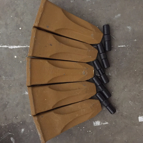 5  Pcs 205-70-19570 Teeth,09244-02496 Pin  Fit For  Komatsu Pc200 Pc220 Pc240