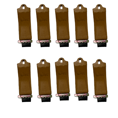 10 Pk 18Tl 18Tvy  Teeth W/ 18 -20 Pn 18Pn Pin'S,18-20Lk 18Lk Locks For Bucket