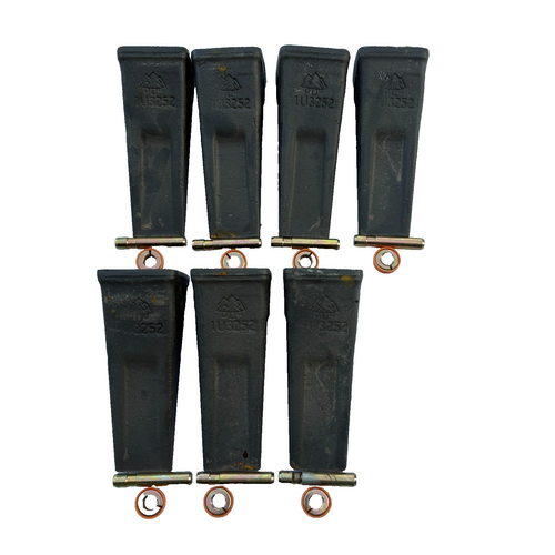 7Pk 1U3252 Forged Teeth  W/ Pin 8E6259 8E6258 Retainer Fits For Cat J250 Tooth