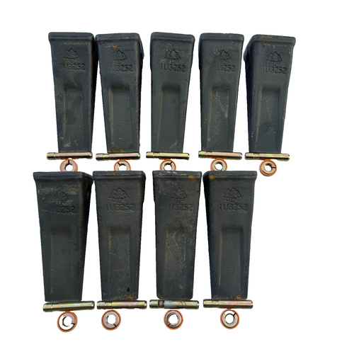 9Pk 1U3252 Forged Teeth  W/ Pin 8E6259 8E6258 Retainer Fits For Cat J250 Tooth