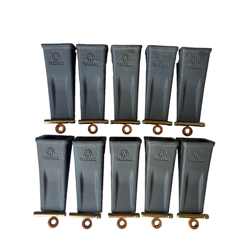 10 Pk 1U3302 1U-3302 Forged Teeth With Pin S 9J2308  8E6259 For J300 Adapter