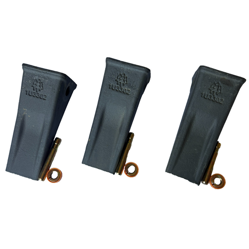 3 Pk 1U3302 1U-3302 Forged Teeth With Pins 9J2308 8E6259 For J300 Adapter 3G6304