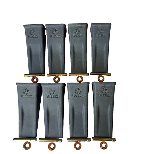 8 Pk 1U3302 1U-3302 Forged Teeth With Pin S 9J2308  8E6259 For J300 Adapter