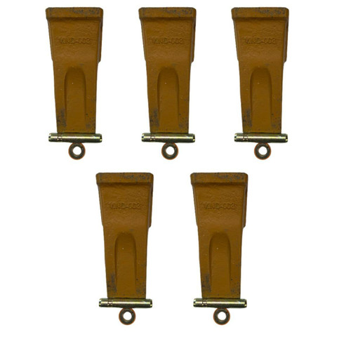 5 Pack 1U3302 1U-3302 Teeth  With Pins 5 9J2308  Lock 8E6259 For J300 Adapter Fw