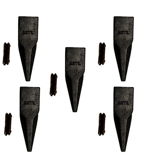 5 Pk 23T 23Tl 230Tl Tiger Long Bucket Teeth 23Fp Flexpins For Deere Case Backhoe